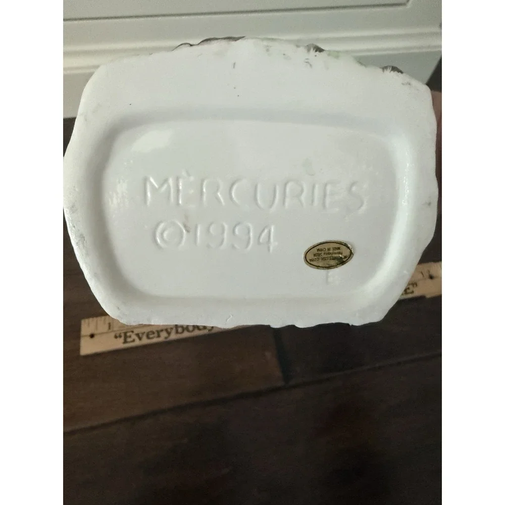 Vintage 1994 MERCURIES Farmhouse Tea Pot Pitcher Cow Chicken Farm Animals EUC